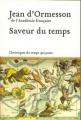 Couverture Saveur du temps Editions France Loisirs 2009