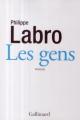 Couverture Les Gens Editions Gallimard  (Blanche) 2009