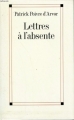Couverture Lettres à l'absente Editions Albin Michel 1993