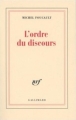 Couverture L'ordre du discours Editions Gallimard  (Blanche) 1971