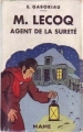 Couverture Monsieur Lecoq Editions Mame (Pour tous) 1940