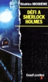 Couverture Défi à Sherlock Holmes Editions Fleuve (Noir - Crime) 1993