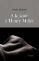 Couverture A la santé d'Henry Miller Editions Persée 2011