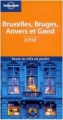 Couverture Bruxelles, Bruges, Anvers et Gand Editions Lonely Planet (Citiz) 2006