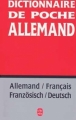 Couverture Dictionnaire Allemand-Français, Français-Allemand Editions Le Livre de Poche 1998