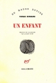 Couverture Un enfant Editions Gallimard  (Du monde entier) 1985
