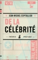 Couverture De la célébrité : Théorie et pratique Editions 10/18 2012