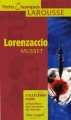 Couverture Lorenzaccio Editions Larousse (Petits classiques) 2006