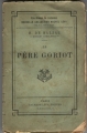 Couverture Le Père Goriot Editions Calmann-Lévy 1901