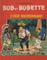Couverture Bob et Bobette (Bichromie), tome 43 : L'oeuf bourdonnant Editions Erasme 1964