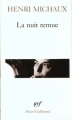 Couverture La Nuit remue Editions Gallimard  (Poésie) 2005