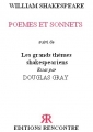 Couverture Poèmes et sonnets, suivie de Les Grands thèmes shakespeariens Editions Rencontre Lausanne 1969