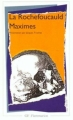 Couverture Maximes Editions Flammarion (GF) 2005