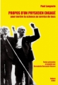 Couverture Paul Langevin : Propos d'un physicien engagé Editions Vuibert 2007