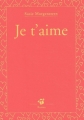Couverture Je t'aime Editions Thierry Magnier (Petite poche) 2003