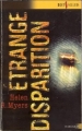 Couverture Étrange Disparition Editions Harlequin (Best sellers) 2001
