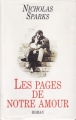 Couverture Les pages de notre amour Editions France Loisirs 1997