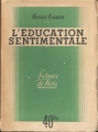 Couverture L'Éducation sentimentale Editions S.E.P.E. (Lectures de Paris) 1946