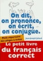 Couverture Le petit livre du français correct Editions First 1999