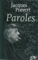 Couverture Paroles Editions France Loisirs 1999