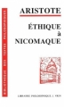 Couverture Éthique à Nicomaque Editions Vrin (Librairie philosophique) 1997