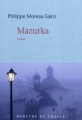 Couverture Mazurka Editions Mercure de France (Bleue) 2012