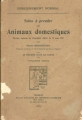 Couverture Soins à prendre des animaux domestiques Editions AD. Wesmael-Charlier 1923