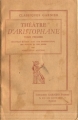 Couverture Théâtre complet, tome 1 Editions Garnier 1945