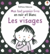 Couverture Les visages Editions Usborne (Mon tout premier livre en noir et blanc) 2012
