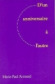 Couverture D'un aniversaire à l'autre Editions France Loisirs 1997
