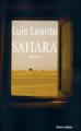 Couverture Sahara Editions Robert Laffont 2010