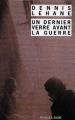 Couverture Un Dernier Verre avant la guerre Editions Rivages (Noir) 2005