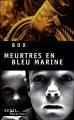 Couverture Meurtres en bleu marine Editions Seuil (Policiers) 2008