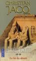 Couverture Le Juge d'Egypte, tome 2 : La Loi du désert Editions Pocket 2004