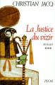 Couverture Le Juge d'Egypte, tome 3 : La Justice du vizir Editions Plon 1994