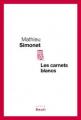 Couverture Les carnets blancs Editions Seuil 2010