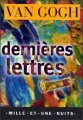 Couverture Dernières lettres Editions Mille et une nuits 2002