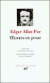 Couverture Oeuvre en prose Editions Gallimard  (Bibliothèque de la Pléiade) 1991