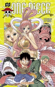Couverture One Piece, tome 063 : Otohime et Tiger