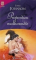 Couverture Proposition malhonnête Editions J'ai Lu (Pour elle - Passion intense) 2008