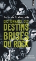 Couverture Dictionnaire des destins brisés du rock Editions Points 2008