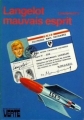 Couverture Langelot mauvais esprit Editions Hachette (Bibliothèque Verte) 1980