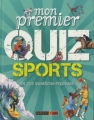 Couverture Mon premier Quiz Sports en 300 questions-réponses Editions Nathan (Rouge & Or) 2012