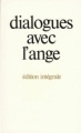 Couverture Dialogues avec l'ange Editions Aubier Archimbaud 1976