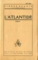 Couverture L'Atlantide Editions Albin Michel 1947