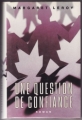 Couverture Une question de confiance Editions France Loisirs 1999