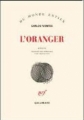 Couverture L'oranger Editions Gallimard  (Du monde entier) 1995
