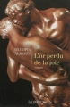Couverture L'or perdu de la joie Editions Salvator 2012