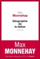 Couverture Géographie de la bêtise Editions Seuil (Cadre rouge) 2012