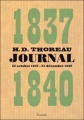 Couverture Journal, tome 1 : 22 octobre 1837- 31 décembre 1840 Editions Finitude 2012